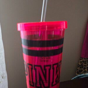Pink Victorias Secret Tumbler